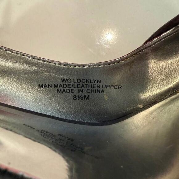 Guess Platform Snakeskin Peep Toe Locklyn Stiletto Heels Womens Size 8.5M Silver - Picture 7 of 9